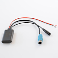 Miniatyrbilde 5 av 5: Bilradio -237B AUX-inngangserstatning 3,5 mm lyd MP3 Bluetooth 5.0 mikrofonadapter for