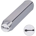 Miniatyrbilde 1 av 5: 6mm 1/4\" Piler Design Stempel Metallstans Stempelverktøy - Elektroplettet Hard Karbonstål Verktøy for å Stemple/Stanse Metall Smykker Lær Tre