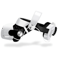 Miniatyrbilde 1 av 5: 2 i 1 VR-hodestropp med batteri, justerbart hodebånd for Oculus Quest 2