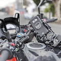 Miniatyrbilde 5 av 5: Quad Lock Motorsykkelstyrefeste for iPhone og Samsung Galaxy-telefoner