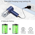 Miniatyrbillede 5 af 5: Håndholdt ledningsfri støvsuger, USB 42000 RPM bærbar trykluftstøvblæser, genopladelig Min