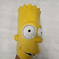 Miniatyrbild 2 av 3: The Simpsons Bart Mask Halloween Högkvalitativ Latex Kostym Mask - JA