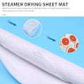 Miniatyrbilde 3 av 5: 8 stk Runde Silikon Dehydratorark, Ikke-Klebbende Frukt Dehydratormatter, Gjenbrukbare Dampmatter Mesh Ark for Frukttørker