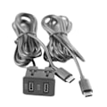 Pikkukuva 3 / 5: Auton Android-navigointilaitteen kaksois-TYPEC-sisääntulo USB-liitäntäpaneelin jatkojohto-adapteri Pa