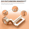 Miniatyrbilde 4 av 5: DIY Patchwork Maker Kit & Symaskin Ruler Fot Fri Bevegelse Broderi for Alle Symaskiner med Shank