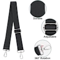 Miniatyrbillede 4 af 5: Justerbar skulderrem til tasker, 3,8 cm bred taskerem DIY-tilbehør til håndtasker, muleposer og crossbody-tasker