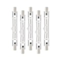Miniatyrbillede 1 af 5: 5 Pak R7s 118mm 300w 230v, r7s Halogen Lineær Pære, Dæmpbar Halogen Lampe Kompatibel med Cons