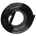 Miniatyrbillede 4 af 5: 70mm/44mm PVC Varmekrympeslange Sort 2m 6,5ft Til