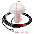 Miniatyrbillede 3 af 5: GPS Marine Navigationsantenne Timing Antenne 1575+/-5 Mhz 5m Bnc Hanstik