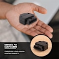 Miniatyrbillede 3 af 5: Universal OBD2 OBD II 16-polet stik Diagnostisk værktøj Adapter OBD stik + Hus + Terminal + skruer