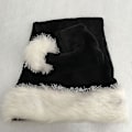 Miniatyrbillede 3 af 5: 75cm Sort Pludset Lang Julehat Julekostume Pompom Julemandshue