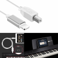 Miniatyrbild 2 av 4: Lightning till Type-b Midi Keyboard Converter USB 2.0-kabel för iPhone 7 8 X iPad