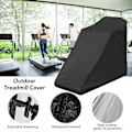Miniatyrbild 2 av 5: Löpbandsskydd Vikbart Löpbandsskydd Dammtätt Vattentätt Skydd Universell Passform Sport Löpmaskin Perfekt för Inomhus- eller Utomhusbruk