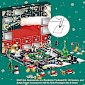 Miniatyrbillede 5 af 5: 24 Overraskelser Julebygninger Jul Serie Arkitektur Byggekit Klemmeklodser Modelbyggeri Konstruktion Legetøj Blind Box Legetøj