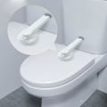 Pikkukuva 1 / 5: Vauvan WC-lukko, kylpyhuoneen lapsiturvallinen WC-istuimen lukko, kääntyvä WC-kannen lukko lapsiturvallisuuteen, nopea asennus