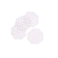 Miniatyrbilde 5 av 5: 4 stk 8,6 tommers doilies, heklet runde blonde doilies, håndlagde underlag, bomullsheklet coasters (hvit)