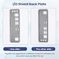 Miniatyrbilde 5 av 5: I/O-skjerm Bakplate for B250C B75 12USB B75 8USB Mining Hovedkort IO Baffel Chassis Brakett