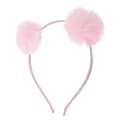 Pom Pom Hårbøyle Søtt Design Partydekorasjon For Kvinner Hårtilbehør Rosa 1Stk