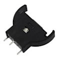 Miniatyrbillede 3 af 5: 5 stk Sorte Plastik CR2032 Knapcelsbatteri Sokkelholdere