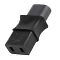 IEC 320 C8 Han till IEC 320 C9 2-polig Hon AC-adapter 6A /250V