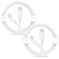 2-pack iPhone Laddningskabel Snabbladdning Kompatibel med iPhone14/14 Pro/14 Pro Max/13/13pro/12/12 Pro/12 Pro Max 2 meter