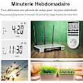 Miniatyrbillede 4 af 5: Elektrisk og Digital Stikkontakt Timer, Digital Stikkontakt Timer med 10 Daglige Ugentlige Programmer med Tyverisikringstilstand og Stor LCD-Skærm, Spar Strøm (P