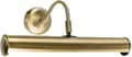 Modern Justerbar Dubbel Bildvägglampa i Antik Mässingseffektfinish
