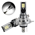 Miniatyrbilde 3 av 4: H4/9003 LED-lyspærer for frontlys, LED H4-lyspærer for bil, H4-lyspærer for bil, lyse LED-lyspærer for bil, H4 LED-frontlys