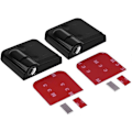Pikkukuva 3 / 5: 2 kpl Auton Tervetuloa Valot Mitsubishi Colt/Lancer/ASX/Eclipse, Auton Loistevalot LED Projektio Auto-Osat