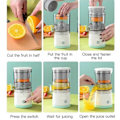 Miniatyrbillede 4 af 5: Elektrisk USB-opladning Juicepresser Appelsin Citron Juicer Bærbar 45w 2023 Ny [Gratis Fragt]