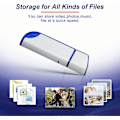 Miniatyrbillede 2 af 5: FAT32 USB-stik, MYPIN 32G USB 2.0 Flash Drives Memory Stick Thumb Drive til Game Capture Card/Kassetteafspiller/Computer/Laptop Ekstern Datalagring o