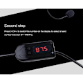 Miniatyrbillede 5 af 5: Sort Bærbar FM Trådløs Mikrofon Headset Radio Megafon Til Turguide Undervisning Møde Forelæsninger Forbrugsvarer