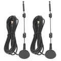 2-pack 2,4/5,8 GHz WiFi-antenn magnetisk koppar 12dBi hög förstärkning SMA hane för router
