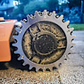 Miniatyrbild 5 av 5: Huamade 2 X Premium rostfria spikar för Worx S/m-modell, 2x rostfria skruvspikar dragförstärkare, robotgräsklippare hjulstorlek 205 mm