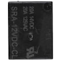 Pikkukuva 2 / 5: 10 kpl Rele 5-nastainen SPDT SRA-12VDC- DC 12V Kela 20A Universaali PCB Uusi Musta