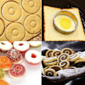 Miniatyrbilde 3 av 5: PPIAO Mini Geometriske Formet Kake- og Kjeksutskjæringssett 24 Hjerte Trekant Rund Lite Sirkel Baking Rustfritt Stål Former