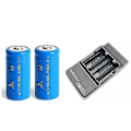 Miniatyrbillede 1 af 4: Tib 2 stk./sæt 16340 Batteri Cr123a 3.7v 1300mah Genopladeligt Li-ion Batteri Til Led Lommelygte Batery Litio Batteri Engros