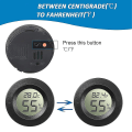 Miniatyrbillede 2 af 5: 10-pak Mini Hygrometer Termometer Meter Digital LCD Skærm Til Drivhus Babyværelse Reptil Inkubator