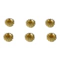 6 Pieces Guitar Gear Metal Hexagonal Hole Guitar String Tuning Peg Tuner Machine Head Gear Part Accessory