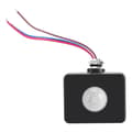 Black PIR Switch Infrared Motion Lighting Sensor Detector Wall Mount Switch Outdoor