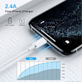 Pikkukuva 3 / 5: 1m iPhone-latauskaapeli, Apple Lightning - USB-kaapeli, 2 metriä