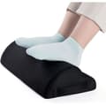 Fotstöd, kontorsfotstöd, halvcirkelformat fotstöd, ergonomiskt fotstöd, mesh-molndesign