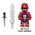 Miniatyrbilde 4 av 5: 7 stk/sett Power Rangers Byggeklosser Minifigurer Lekefigurer Samleobjekter Actionfigurer Barn Fans Gave