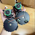 Miniatyrbilde 5 av 5: Reisehjul for Roborock S5 MAX S50 MAX S55 MAX S6 Pure S7 Reservedeler Høyre og Venstre Gåhjul Støvsuger