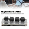 Miniatyrbillede 5 af 5: SSRGV 4 Fuldt Programmerbare Taster Mini Type C Kablet Enhånds Mekanisk Tastatur til Windows