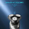 Miniatyrbillede 2 af 3: 6 stk. SH50 udskiftningshoveder til Series 5000 barbermaskiner, S5000 S5420 S5380 S5351 MultiPrecision-blad