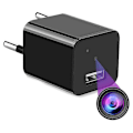 Miniatyrbilde 1 av 5: HD 1080P USB Vegglader Bevegelsesdeteksjon Loop-opptak Hjemmesikkerhet Mini Kamera - EU Plugg