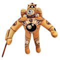 Pikkukuva 1 / 5: Clockman-pehmoeläin, Multiverse Clock Man -pehmolelu, Täytetty animoitu peli Anime Plushie -nukkehahmo Pillo -Sy