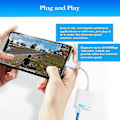 Miniatyrbild 5 av 5: Lightning till Ethernet-adapter, kompatibel 2-i-1 Ethernet LAN-nätverksadapter med laddningsport (hs)