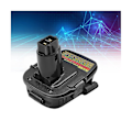 Miniatyrbillede 5 af 5: Batteri Plastkasse til 18V Konverter DCA1820 Plastkasse 20V Lithium Batteri Adapter Beskyttelse
